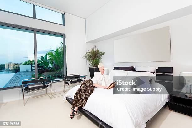 Woman In Bedroom Stock Photo - Download Image Now - Australia, Home Interior, Luxury