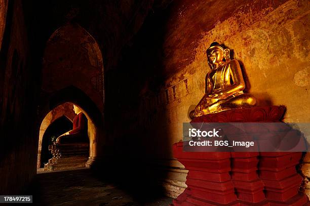 Buddha Images Frescoes Inside Ananda Pagoda In Bagan Myanmar Stock Photo - Download Image Now
