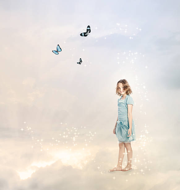 istock Girl in the Clouds 178497470