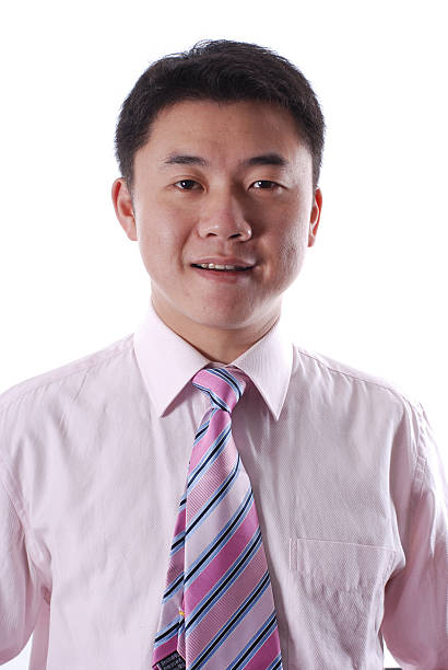 아시아판 비즈니스 남자 미소 스톡 사진