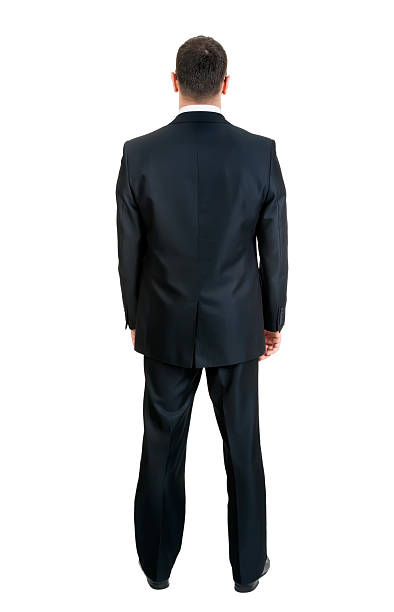 istock Businessman standing with his back to the studio 178499003