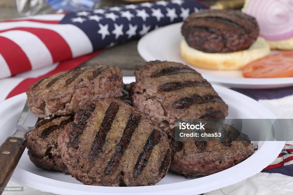 Dzień Niepodległości burgerów - Zbiór zdjęć royalty-free (4-go lipca)