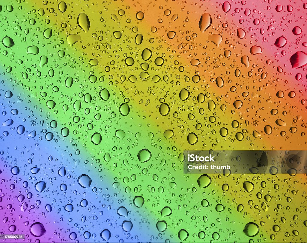 Regenbogen Wassertropfen - Lizenzfrei Abstrakt Stock-Foto