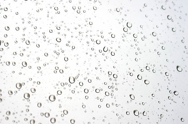 istock Drops of rain on the inclined window (glass) 178501383