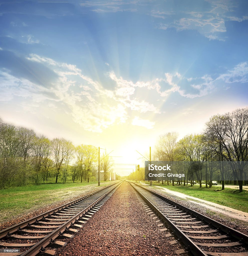 Железная дорога - Стоковые фото Абстрактный роялти-фри