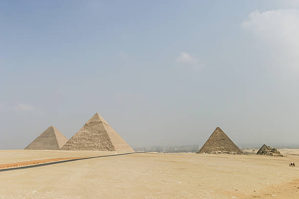 Pirâmides de Gizé - foto de acervo