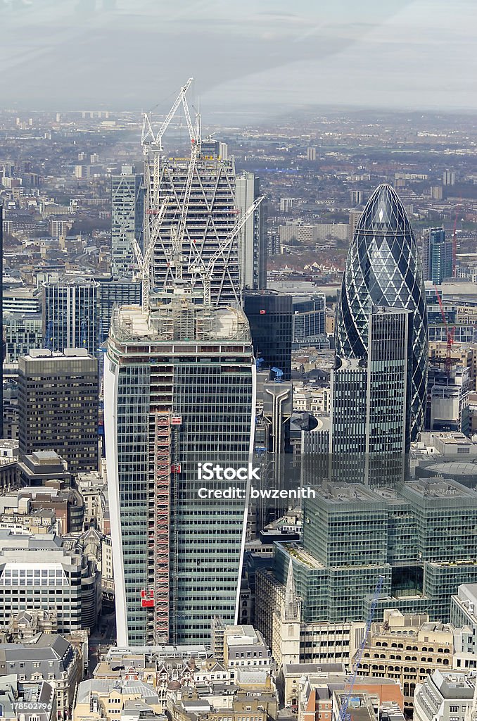 London City Skyline London City Skyline, Modern Skyscrapers in London financial district Architecture Stock Photo