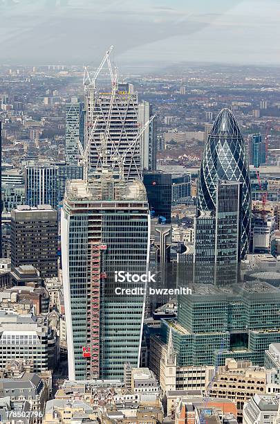 London City Skyline Stock Photo - Download Image Now - Architecture, Banking, Blue