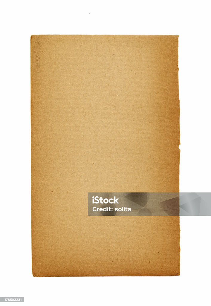 Em branco página de um Livro antigo - Foto de stock de Papel royalty-free