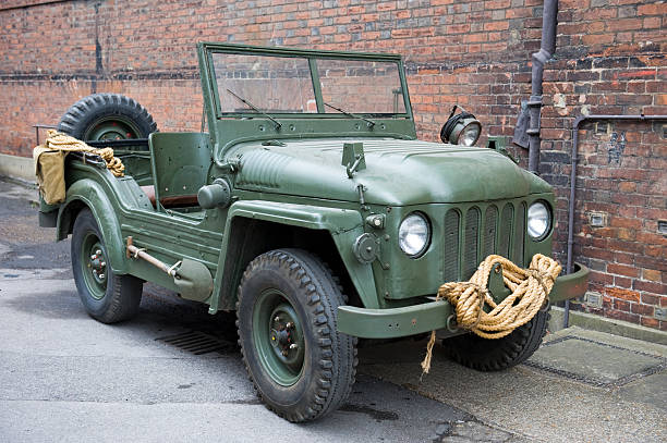 Military vehicle stock photo