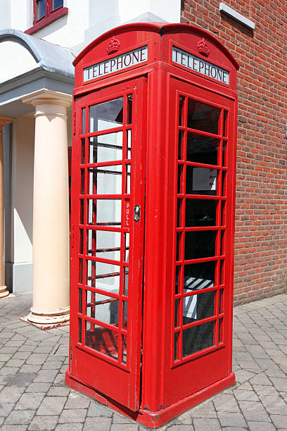 istock Red telephone box, London, UK 178503975