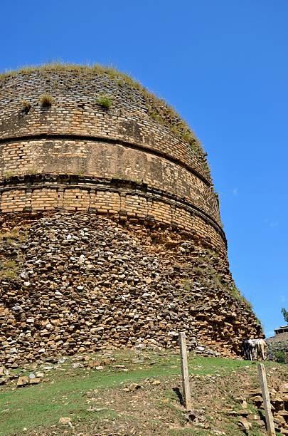 istock Shingardar Buddhist stupa religious monument, North Pakistan 178503980