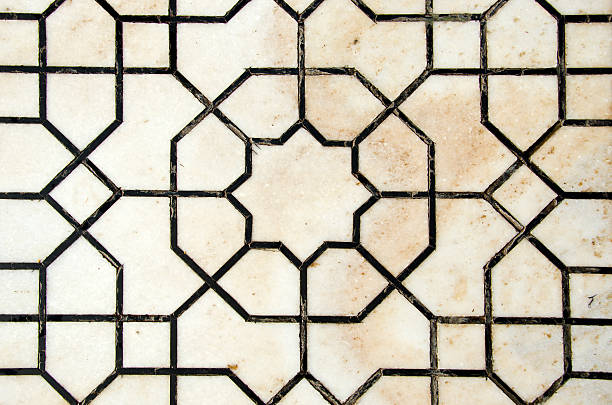 istock ornamental old marble background in temple 178505366