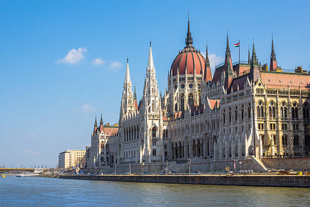 Hungarian Parliament Building stock photo