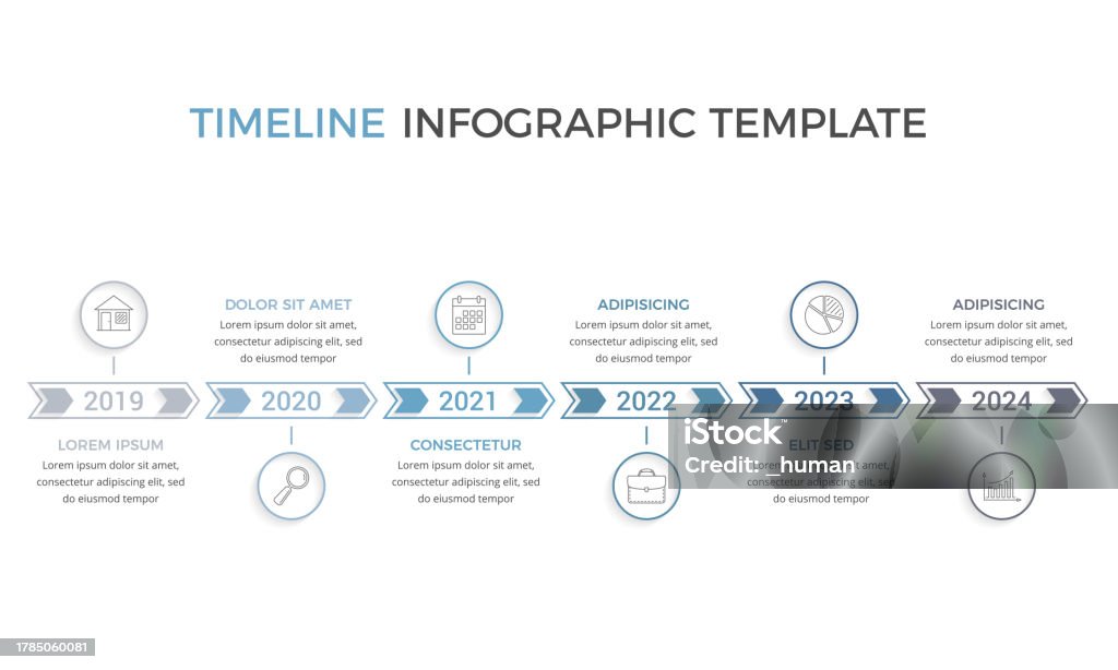 Timeline Sign Examples Timeline Infographic Template Stock Illustration - Download Image Now ...