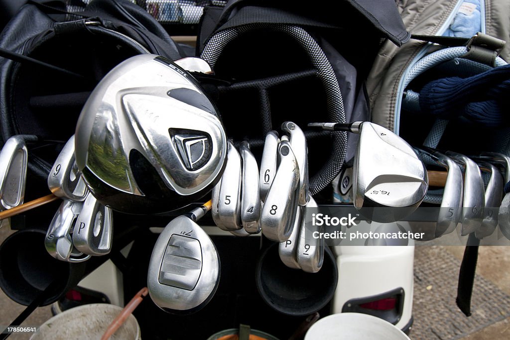 Equipamento de golfe - Foto de stock de Areia royalty-free