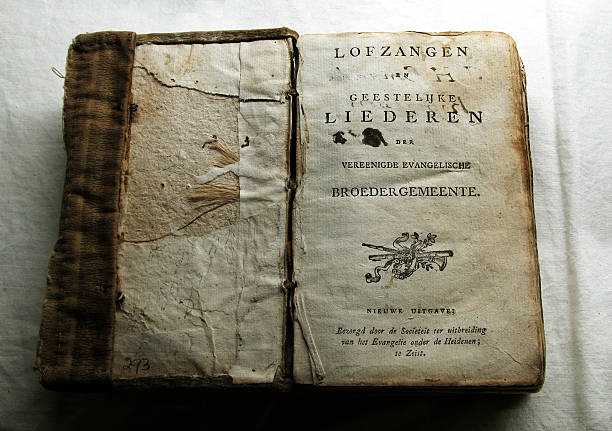istock 19th Century Dutch Loftzangen Christian Hymn Book 178506624