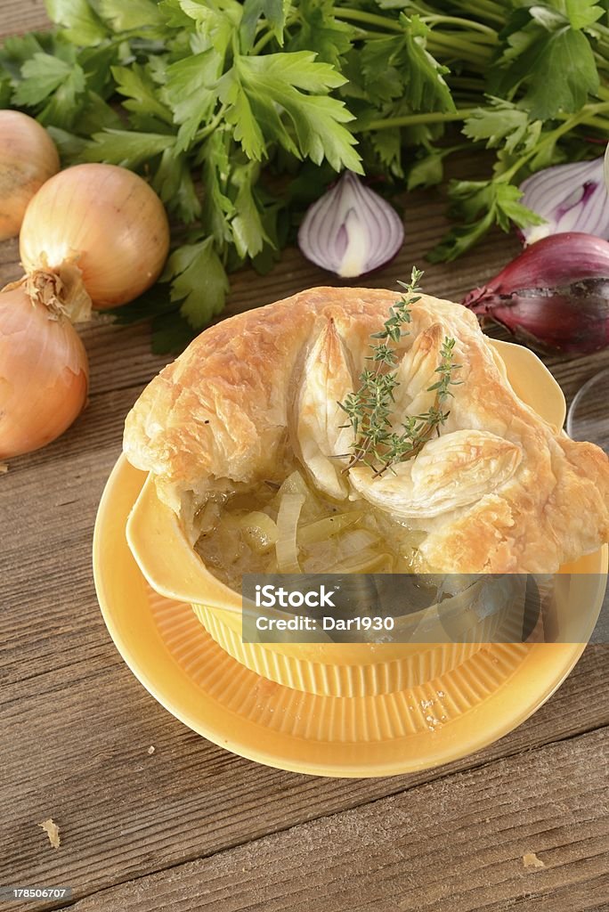 Francese Zuppa di cipolle - Foto stock royalty-free di Cena