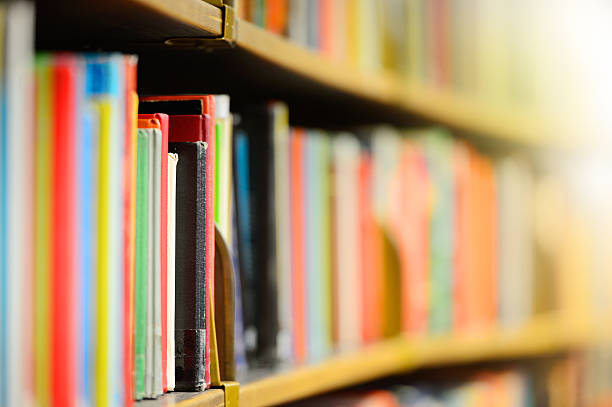 istock Close up of library books 178506981