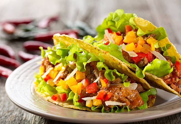 istock plate of taco 178507061