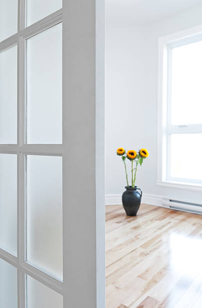 istock Opened door leading into a room full of light 178507728