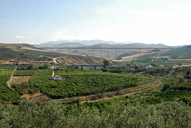 istock Train bridges and countryside, Alora, Spain. 178508751