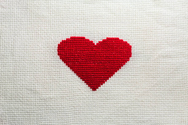 istock The embroidered heart 178508851