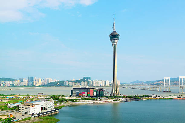 istock Macau Tower Convention and Sai Van bridge 178509399