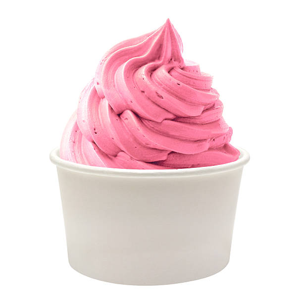 istock Strawberry ice cream in paper cup 178509430