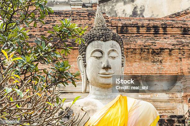 Старинный Lord Buddha Statue — стоковые фотографии и другие картинки Азиатская культура - Азиатская культура, Архитектура, Аюттхая