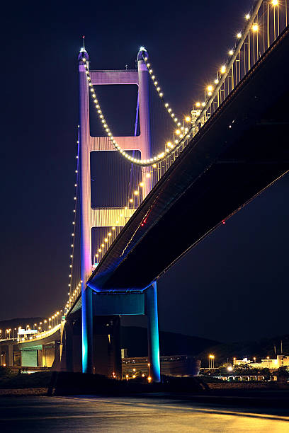 istock Tsing Ma Bridge in Hong Kong at night 178509535
