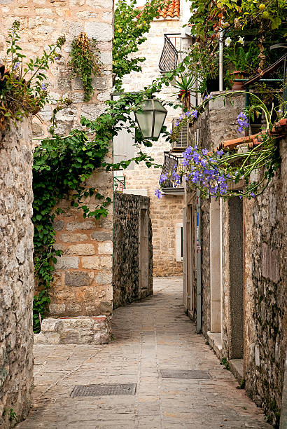 istock budva old town cobbled street in montenegro 178510114