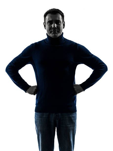 istock man smiling friendly  silhouette portrait 178511410
