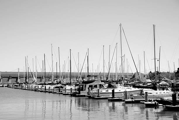 istock boat,sea,bay,black&white,pier 178512055