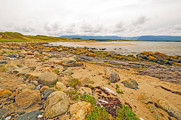 istock Sand with Rocks Where Ocean and River Meet 178512078