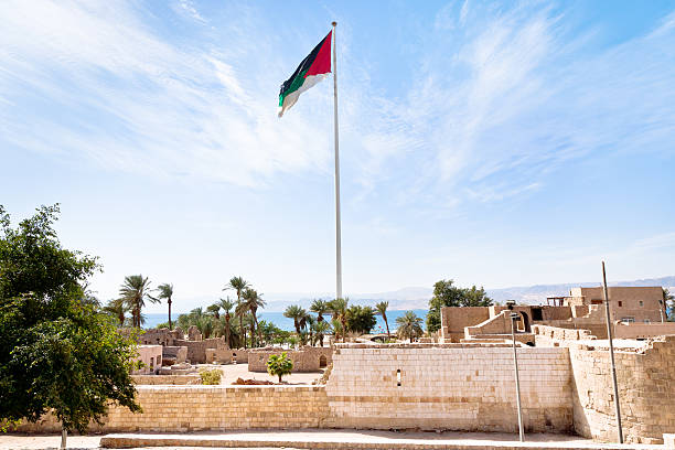 istock The Aqaba Flagpole under ruins of medieval Mamluks fort 178512352