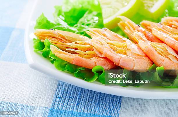Shrimps Stock Photo - Download Image Now - Appetizer, Backgrounds, Choice