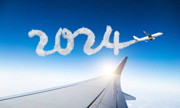 istock The plane writing new year number 2024 in the sky 1785127548