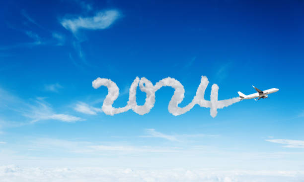 istock The plane writing new year number 2024 in the sky 1785128676