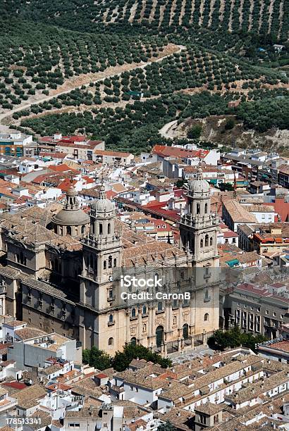Kathedrale Jaen Andalusien Spanien Stockfoto und mehr Bilder von Andalusien - Andalusien, Ansicht aus erhöhter Perspektive, Architektur