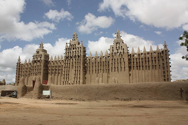 The famous loam mosque of Djenne in Mali, Westafrica