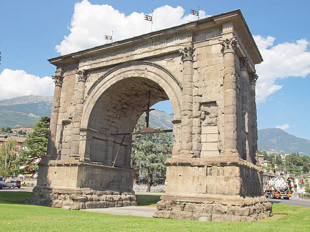 istock Arch of August Aosta 178514354