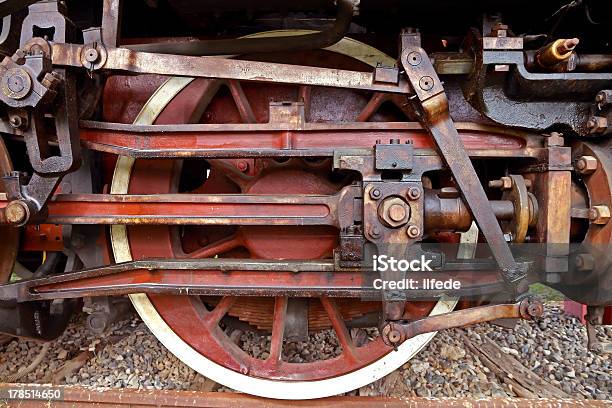 Locomotiva A Vapor Vintage - Fotografias de stock e mais imagens de Alavanca - Alavanca, Aço, Comboio