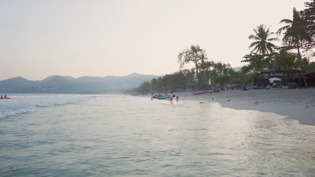Scenic  view of idyllic beach in Koh Samui
