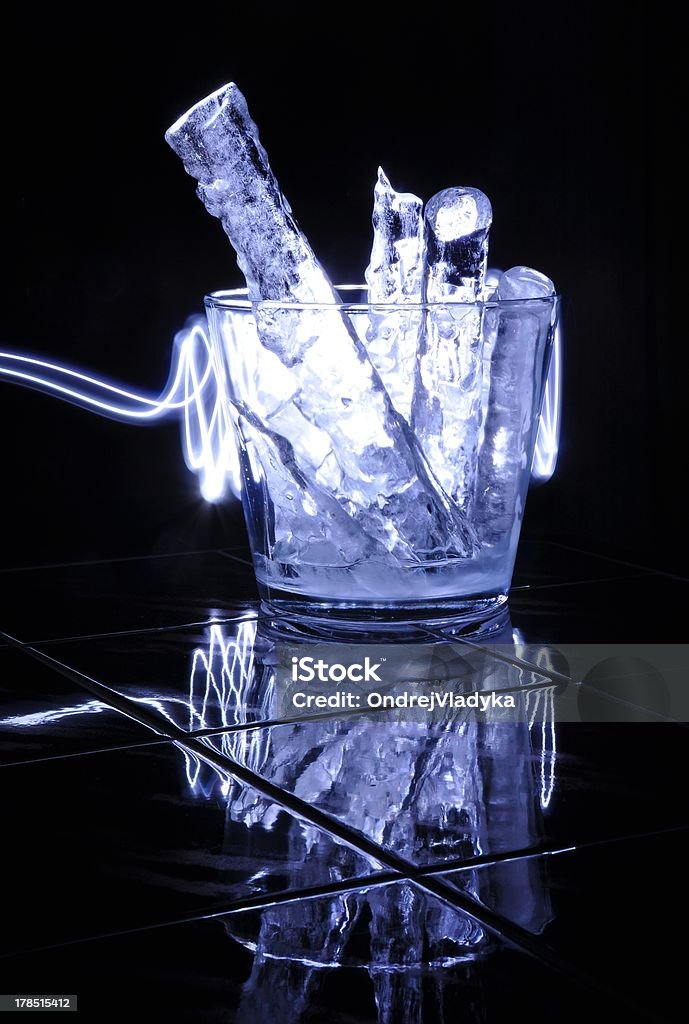 Recipiente de gelo - Royalty-free Abstrato Foto de stock