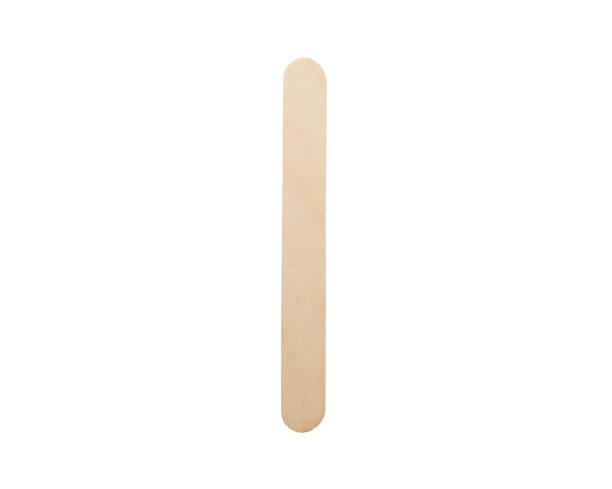 istock One (1) tally marks symbol made from wooden popsicles stick  isolated on white background with clipping path. Education and learning concept. 1785156447