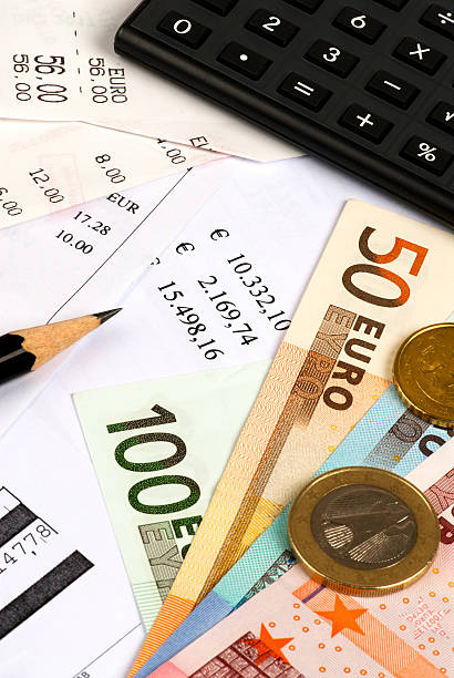 istock euro, calculator, expenses and pencil 178516343