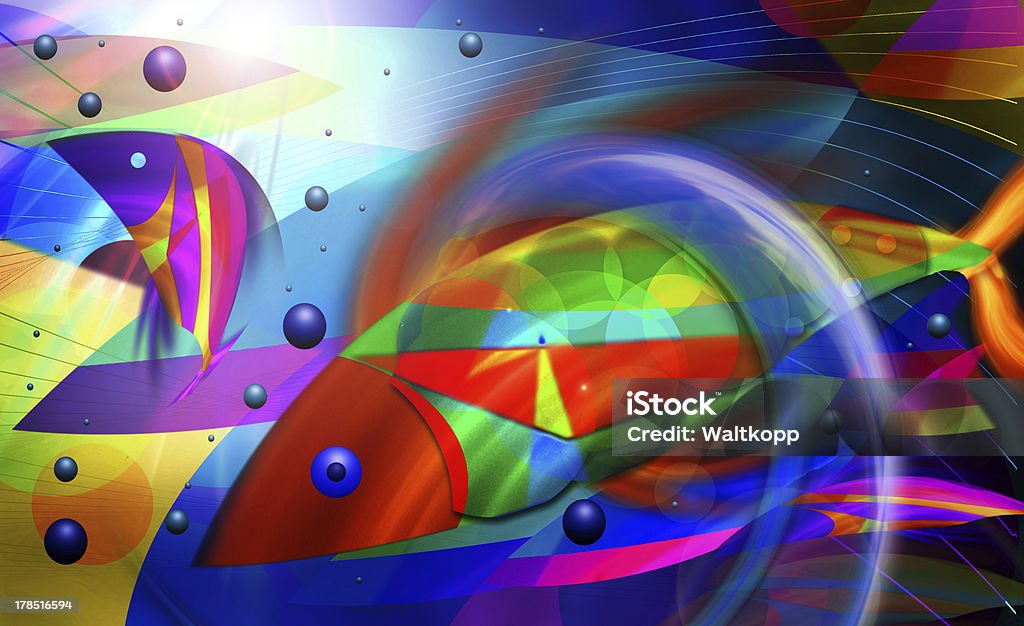 Abstract Fish Form Abstract Fish Stock Illustration - Download Image Now - Abstract, Art ...