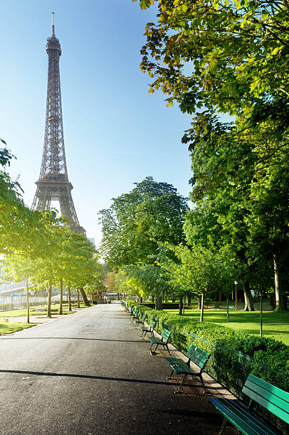 istock sunny morning and Eiffel Tower, Paris, France 178516946
