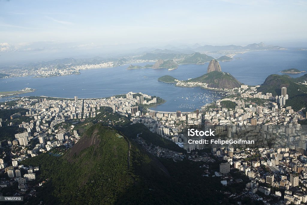 Белый Хлеб с воздуха на Рио-де-Жанейро - Стоковые фото Без людей роялти-фри
